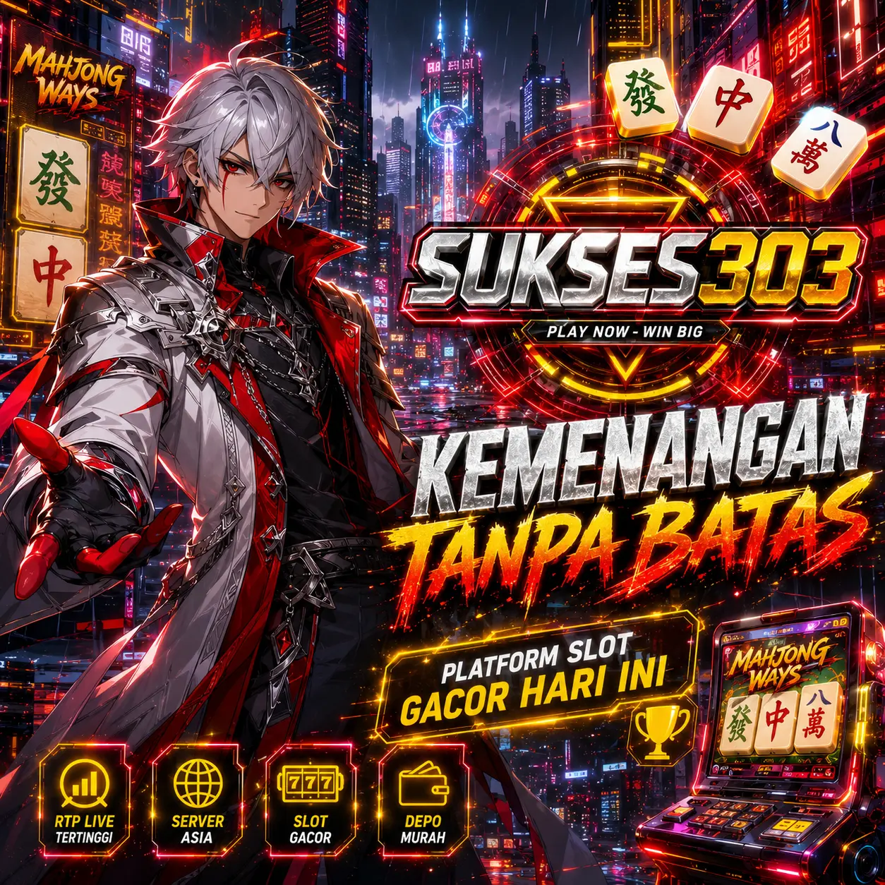 SUKSES303 : Lapak Gacor Situs Slot Online Toto 4D Depo Dana 5k 10k 20k Hari Ini